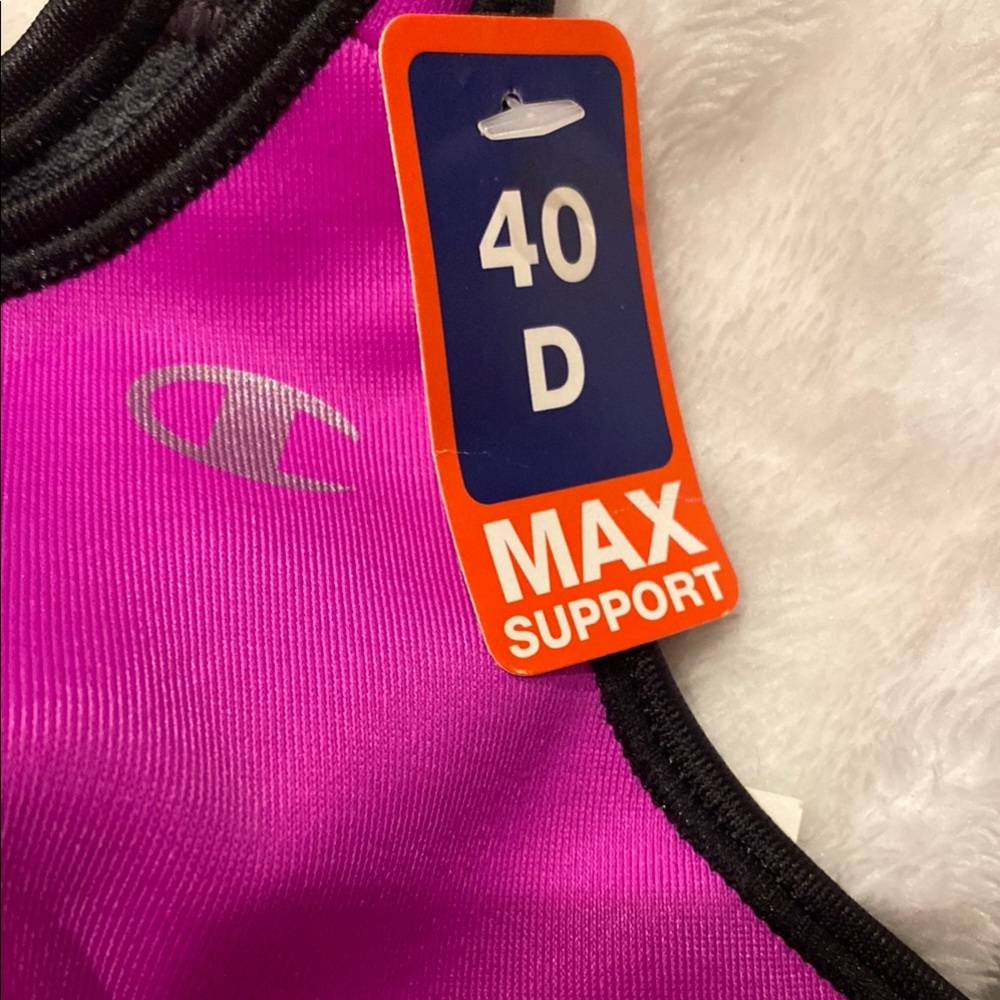 Champion Women's Purple Sports Bra - Picture 3 of 8